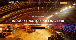 Desktop Screenshot of indoortractorpulling.nl